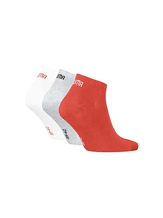 PUMA | Socquettes unies, lot de 3 | rot